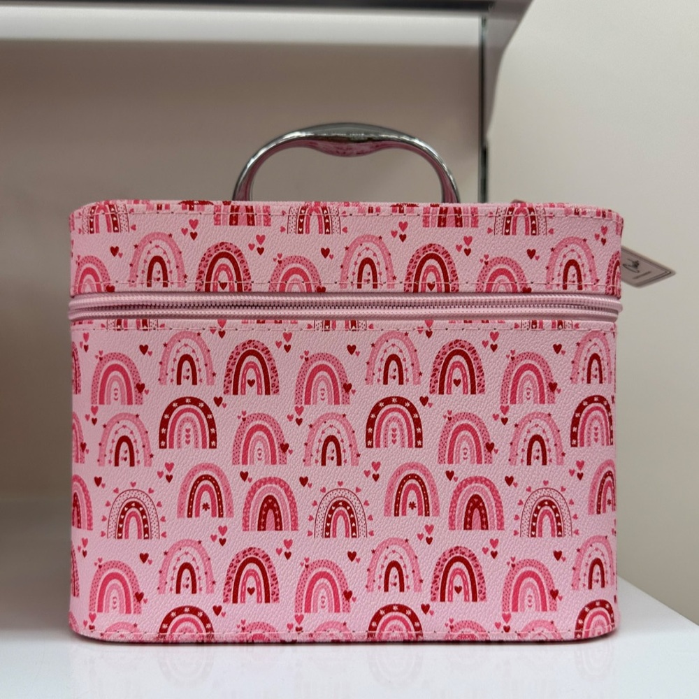 Pink Rainbow Patterned Women's Bag